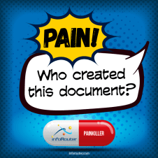 Document management pain point - who created this document